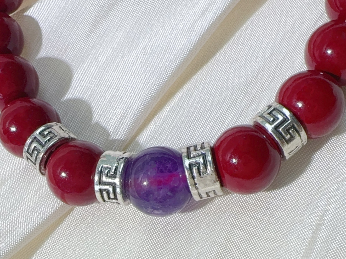 Taoist Bold Men's Cinnabar Bracelet: Fire Element Energy