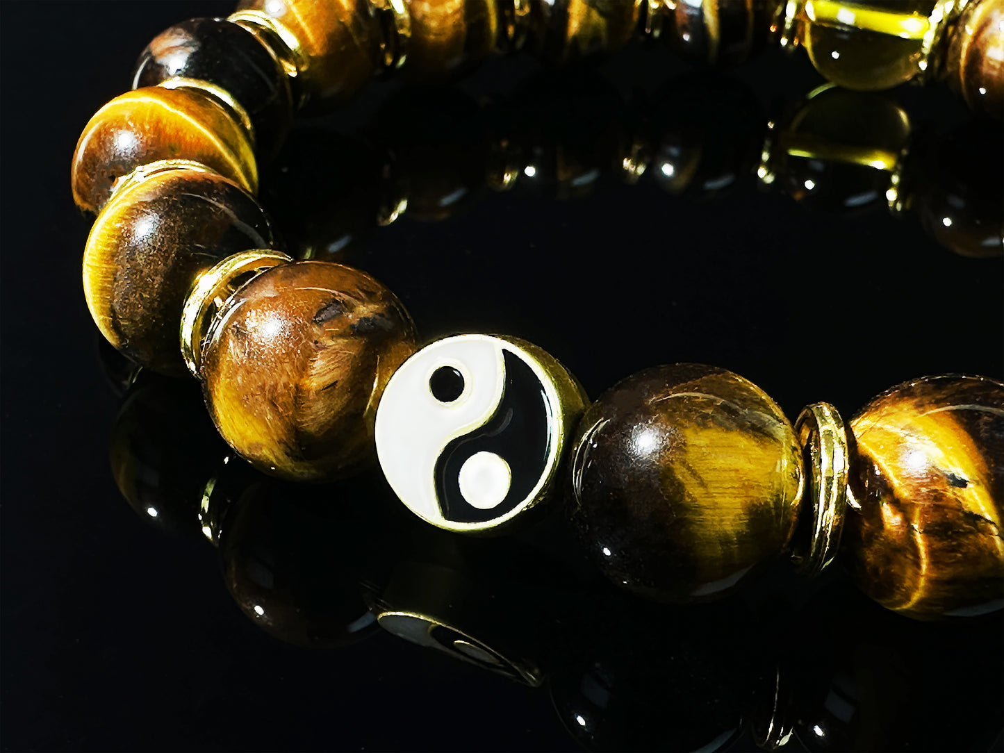 Taoist Grounded Men's Bracelet: Earth Element Strength