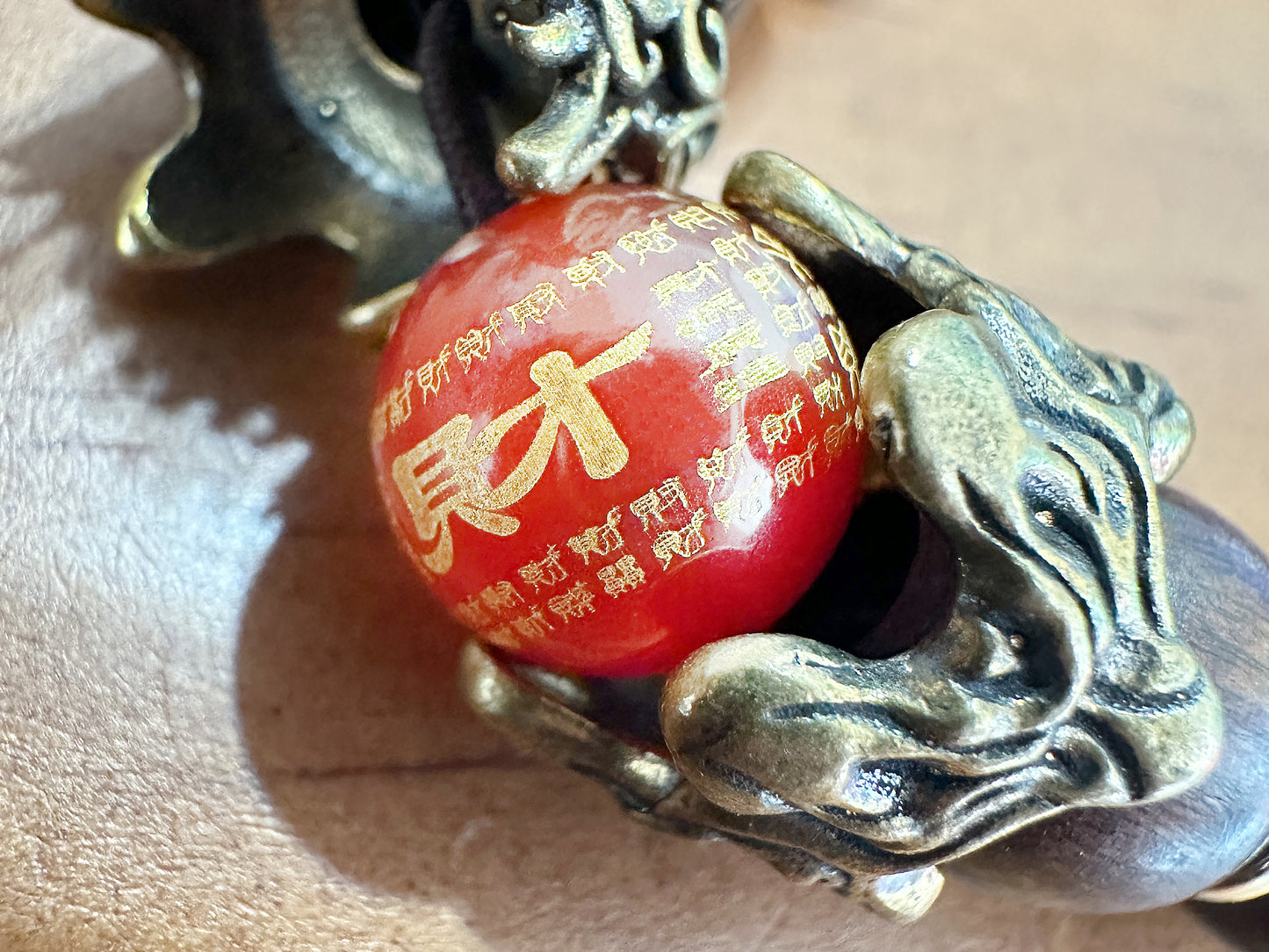 Taoist Lightning-Aged Jujube Wood Bracelet